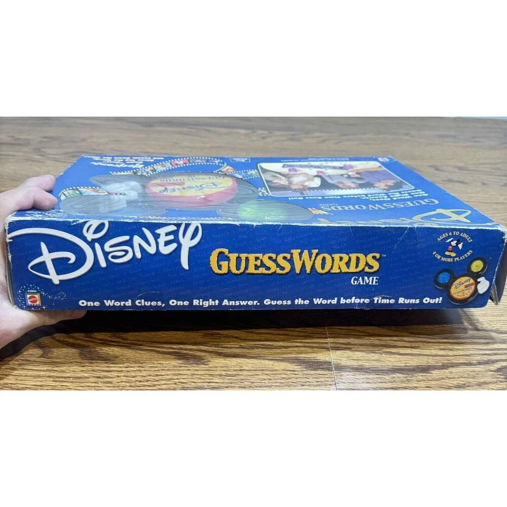 Disney Guess Words Game #42800‎ Mattel 2001 New Unopened Kids 6 to adults game